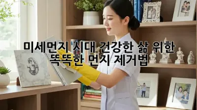 미세먼지 시대, 건강한 삶 위한 똑똑한 먼지 제거법